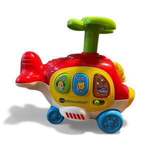 VTech Red and Blue Learning Toy Plane